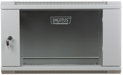 Шафа підвісна серверна Digitus 19'' 6U 600x368x450 RAL7035 (DN-WU19 06U/450)