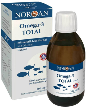 Дієтична добавка Norsan Omega 3 Total 200 мл (7071963000034)