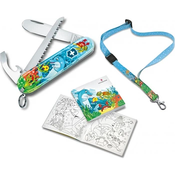 Нож Victorinox My First Children Set Dolphin (1049-Vx02373.E1)