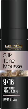 Тонирующая пенка DeMira Professional SilkTone Mousse 9/16 очень светлый жемчужный блонд 120 мл (4823115505262)