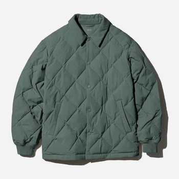 Куртка демісезонна чоловіча Uniqlo 873196207 2XL Зелена (1159826686)
