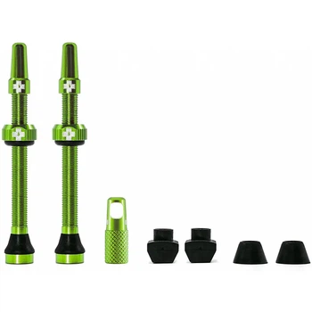 Вентилі для безкамерних колес Muc-Off Tubeless 60 mm пара Зелений (1081-MC.1062)