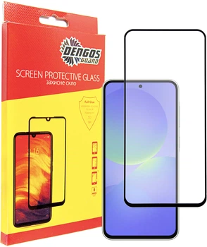 Защитное стекло DENGOS для смартфона Samsung Galaxy A36 5G Black (TGFG-387)