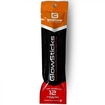 Палички Base Camp GlowSticks Red (1033-BCP 60414)
