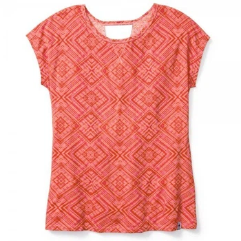 Футболка Smart Wool Wm's Merino 150 Pattern Tee Bright Coral XS (1033-SW 16034.494-XS)