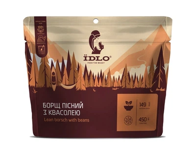 Борщ Їdlo постный с фасолью (IDLO-BORSHVE)