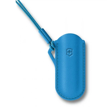 Чохол Victorinox 58мм шкір.син Summer Rain для Classic Colors 1-2шари