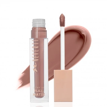 Рiдка помада для губ Neverti Stay in Flexi Matte NP801 №2 (White Mocha Kiss), 4,5 мл