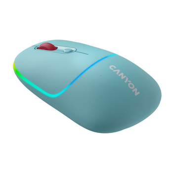 Мышка Canyon MW-22 Dual Band RGB Wireless Dark Cyan (CNS-CMSW22DC) (244296)