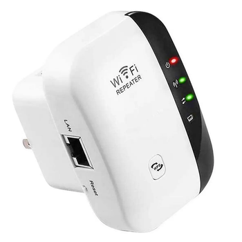 Беспроводной репитер LV-WR09Q усилитель сигнала WI-FI Белый (VD-7266)