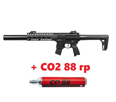 Пневматична гвинтівка Sig Sauer MCX GEN II Black + CO2 88 гр.