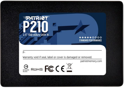 SSD диск Patriot P210 256GB 2.5" SATAIII TLC (P210S256G25)