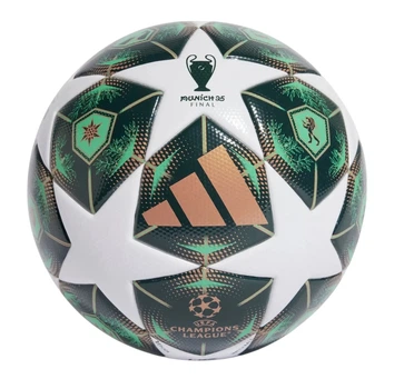 YOUさま　合計８点 М'яч футбольний Adidas UCL 2025 Munich league JH1296 №5 Зелено