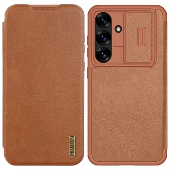 Чохол-книжка із захистом камери NILLKIN Qin Pro для Samsung Galaxy A56 (A566) - Brown