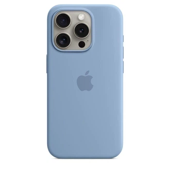 Чохол силіконовий OEM Silicone Case with MagSafe для iPhone 15 Pro Winter Blue