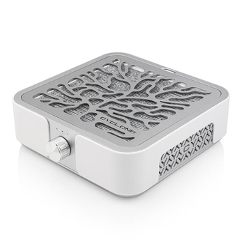 Вытяжка CYCLONE X3 SILVER с угольным НЕРА-фильтром 72W для маникюра и педикюра