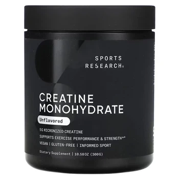 Креатин моногідрат Sports Research Creatine Monohydrate, Unflavored 300 g
