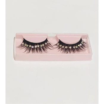 Накладні вії Fashion EyeLashes, ляльковий ефект зі стразами, 13-20 мм