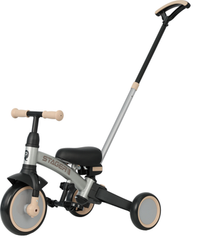 Велосипед-біговел Qplay Stager 3 в 1 з ручкою Silver (T80STAGERSilver)