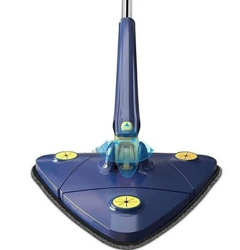 Швабра треугольная с отжимом Multi function mop 360 Синий (2104618429)