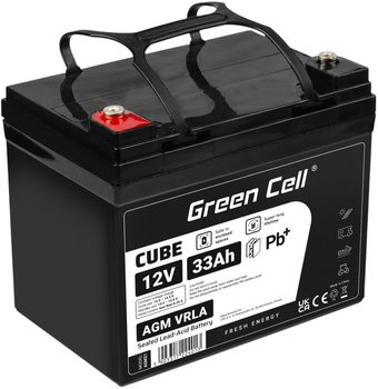 Akumulator Green Cell AGM VRLA 12V 33Ah (5903317224013)