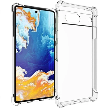 Чехол Fiji Proof для Google Pixel 7a прозрачный бампер с усиленными бортами Transparent