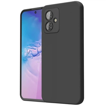 Чехол Fiji Full Soft Premium для Motorola G54 / G54 Power противоударный бампер с микрофиброй Black