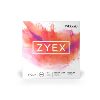 Струны для скрипки D'Addario ZYEX Violin String Set 4/4 Medium Tension (DZ310A 4/4M)