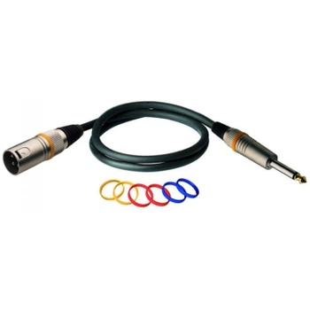 Микрофонный кабель RockCable Microphone Cable - XLR (m) / TS Jack 1m (RCL 30381 D6 M)