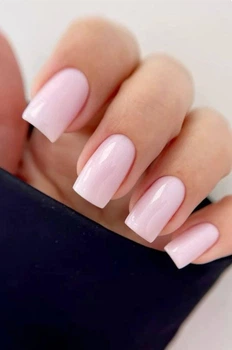 Накладные ногти Nail пудрово-розовый, квадрат, средние, 24 шт