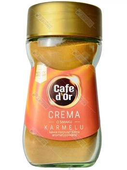 Кофе растворимый со вкусом карамели Cafe d'Or Crema o smaku karmelu 75 г