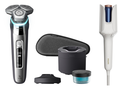 Електробритва PHILIPS S9975/55 серії 9000 + Стайлер PHILIPS BHB968/00 WavePro серії 9000 (комплект)