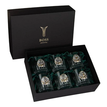 Набір для віскі “HUNTER” 6 предметів Boss Crystal (B6HUN2PG)