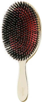 Щітка для волосся з натуральною щетиною велика, 23M, золота - Janeke Gold Hairbrush (956931-27057066)