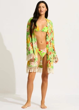 Пляжна туніка Seafolly M/L Зелений (55448-JA)