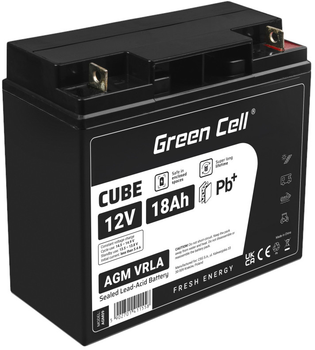 Аккумуляторная батарея Green Cell AGM VRLA 12V 18Ah (5902701411558)