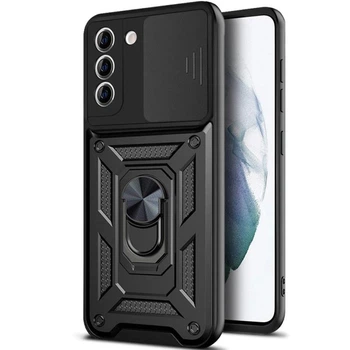 Протиударний чохол Armor Ring + захиcт камери для Samsung Galaxy S21 FE case Simon S21FE чорний
