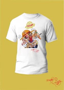 Футболка YOUstyle Gonna Be King Of The Pirates! (One Piece) 1069 White XXXL