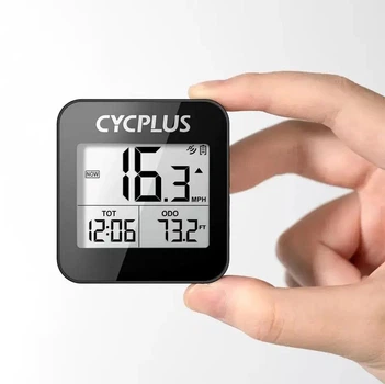 Велокомпьютер, беспроводной GPS спидометр CYCPLUS G1 2", IPX6, автоматическая подсветка