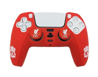 Защитный силиконовый чехол Liverpool для геймпада Sony DualSense (PS5) + в подарок накладки на стики