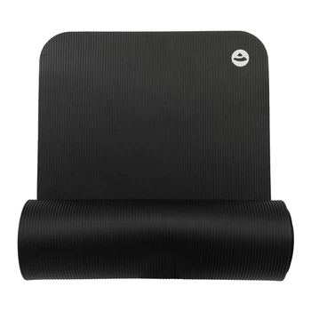 Коврик для фитнеса и пилатеса Bodhi 185x60x1.5 см черный