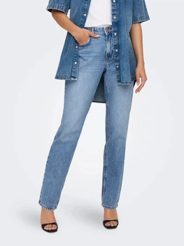 Джинсы Regular Fit женские ONLY 15345428-68466 XL Синие (5715674771372)