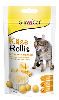 Ласощі GimCat для котів, комплекс вітамінів, таблетки сирні, 40 г, артикул G-418728/418339