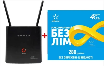 Cтационарный 4G роутер WI-FI 3G/4G LTE OLAX AX9 PRO 4000 мАч + Подарок - симкарта для интернета Киевстар