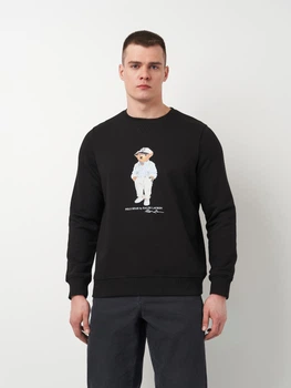 Свитшот мужской Polo Ralph Lauren 11421.1 M Черный с принтом (ROZ6501093694)