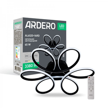 Светодиодный накладной светильник Ardero AL6520-1ARD LUCE 65Вт черный