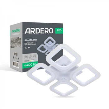 Светодиодный накладной светильник Ardero AL6550ARD 40Вт 5000K белый