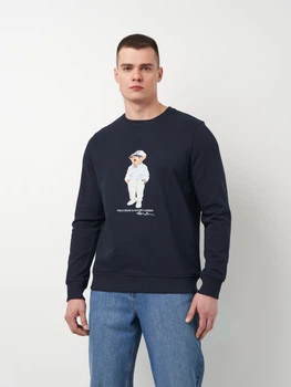 Свитшот мужской Polo Ralph Lauren 11421.3 M Темно-cиний с принтом (ROZ6501093704)