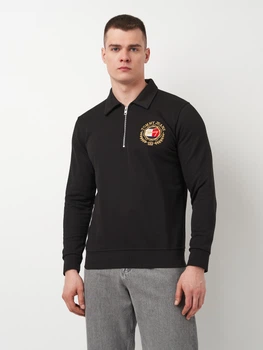 Толстовка на блискавці чоловіча Tommy Hilfiger 11436 S (44) Чорна (ROZ6501093936)