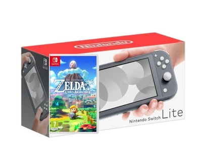 Nintendo Switch Lite Gray + Игра The Legend of Zelda: Link's Awakening (русская версия)